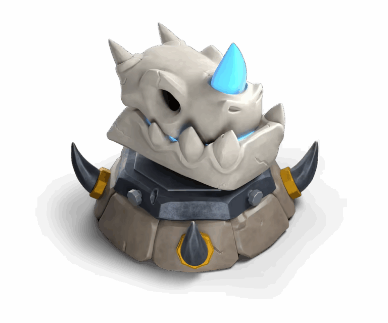 Electro Skull Decoration